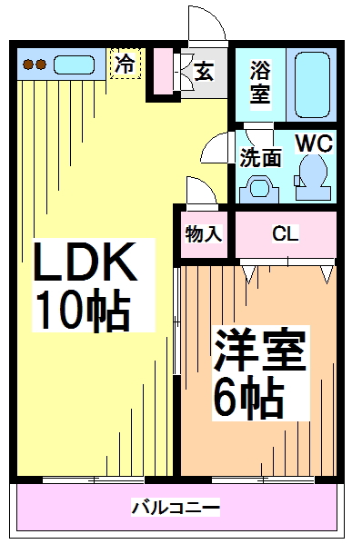 幡ヶ谷コーポラス 間取り