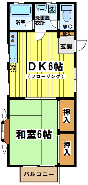 メゾンポポロ 間取り図