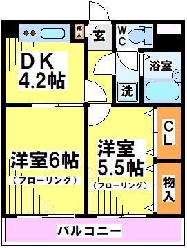 ベルダ調布 間取り