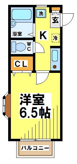 ベルメゾンカワテ 間取り