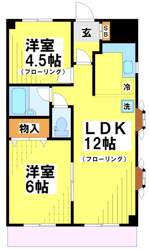 ハイム菊野台 間取り