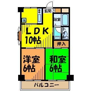 ウィングシティ立花   間取り図