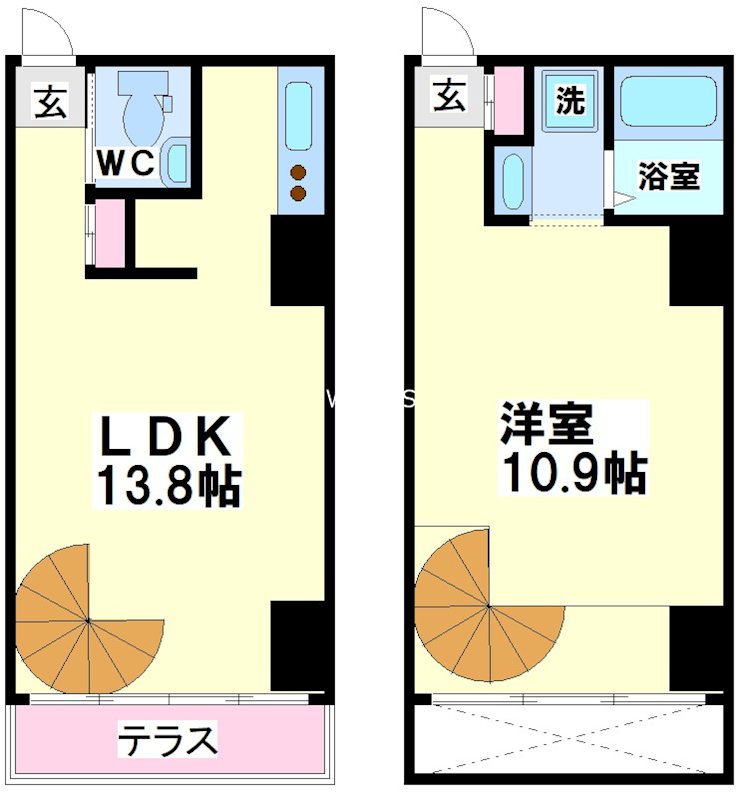 SS-D（エスエスディ） 間取り