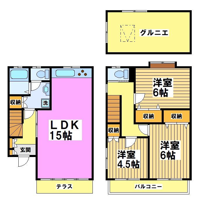 寿ＳＫＪ　A棟 間取り