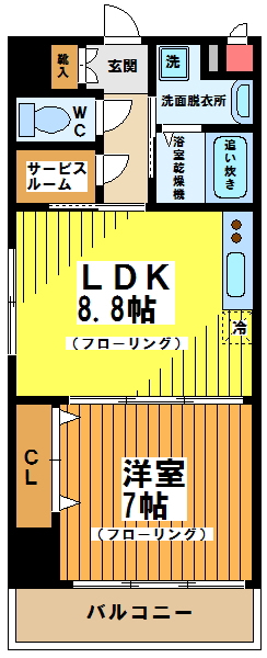 アンブローズ仙川 間取り図