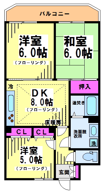 ウィステリア緑ヶ丘Ⅱ 間取り