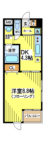 サンパラッツオ六番館 間取り