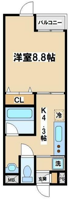 サンパラッツオ六番館 間取り
