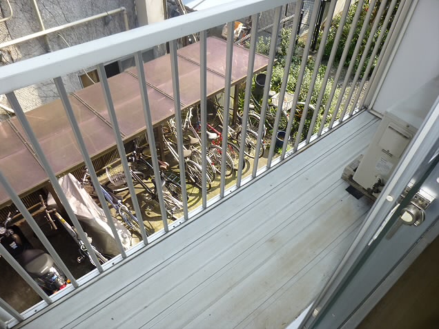 めぞんあやめ ベランダ