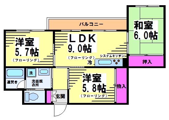 メゾンベル・アネックス 間取り