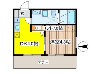 ファランドール調布 間取り