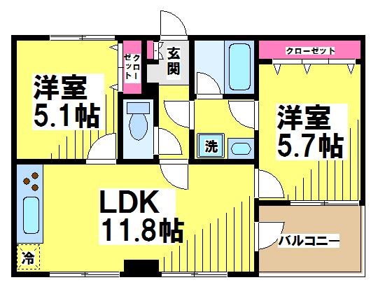ブライトコート 間取り