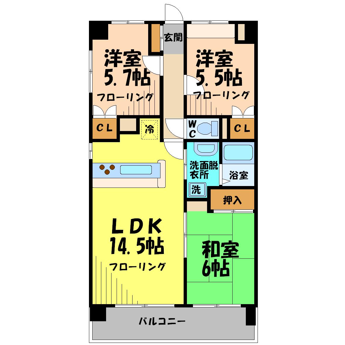 グランディフォーラ 間取り