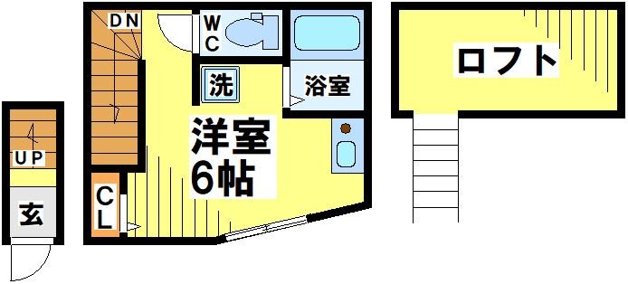 マティコートつつじヶ丘 201号室 間取り