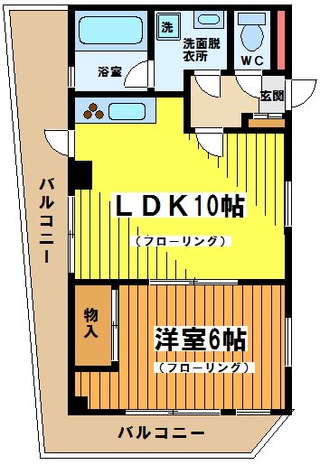 菊野台KYハイツ 間取り