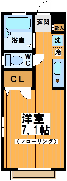 サンシティー狛江 201号室 間取り