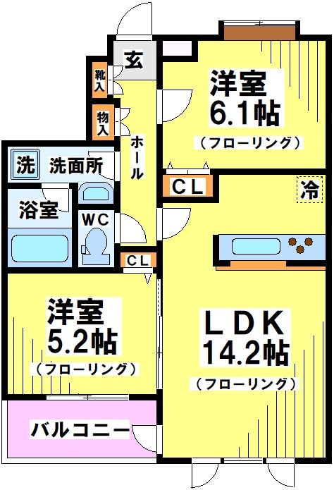 ラヴェーヌ 間取り
