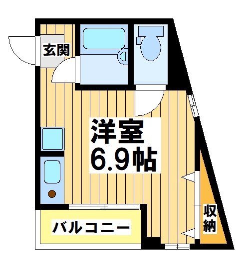 ヒューマンプラザ 303号室 間取り
