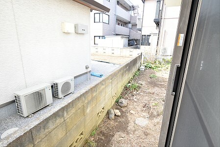 白糸台貸家 ベランダ
