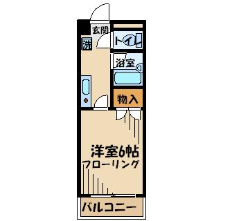 ラベンダー仙川 203号室 間取り