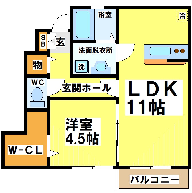 シュールコテデュパルク 間取り