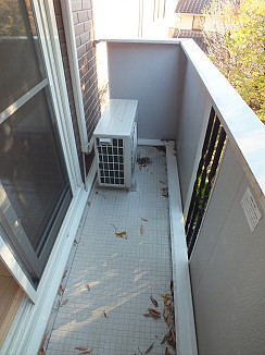 シュールコテデュパルク ベランダ