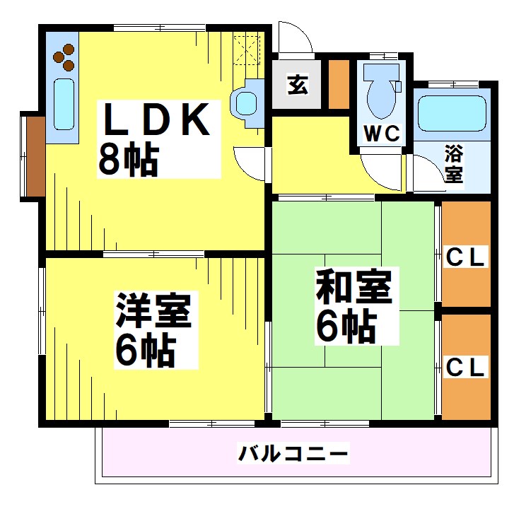 ホワイトタウン 間取り