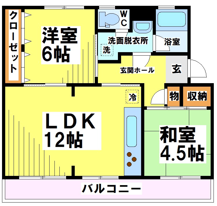 車返団地３街区４号棟 間取り