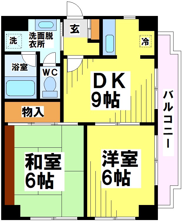 グレイスコート京王多摩川 間取り