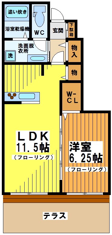 シャテニエ調布 間取り