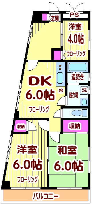 チェディ調布 間取り