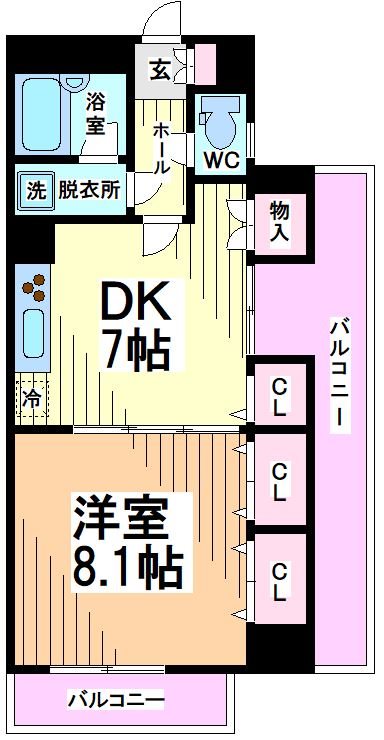 ロイヤル笹塚 　 間取り