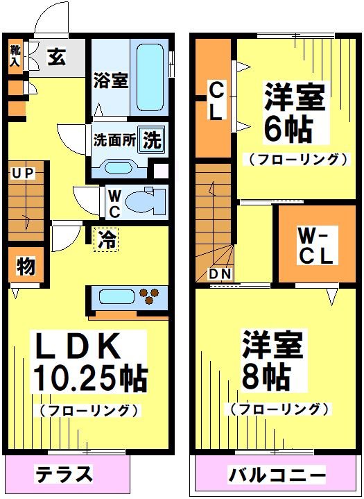 メゾンラマージュ 110号室 間取り