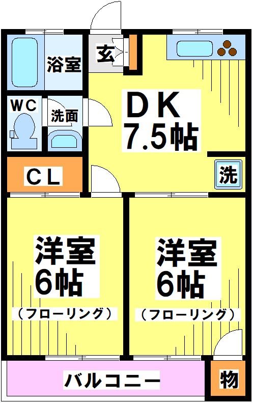 コートアライ 間取り図