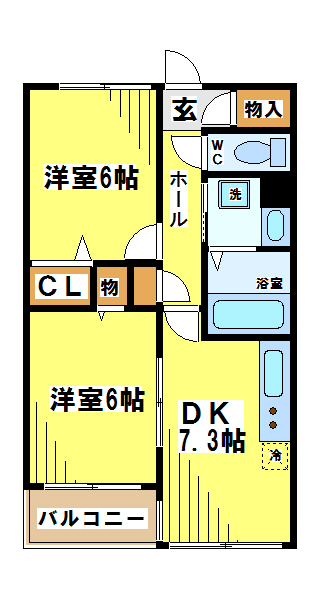 東京都世田谷区北烏山１丁目 間取り