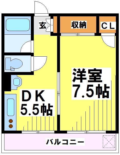 第2コーポ横田 間取り図