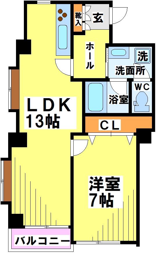 グレンピーク国領 303号室 間取り