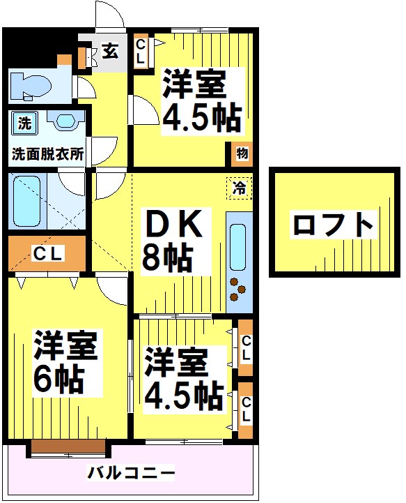 ライオンズマンション調布の森 間取り