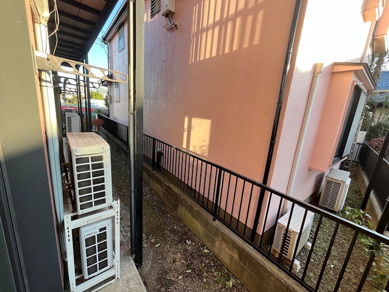 とれじゃあいらんど ベランダ