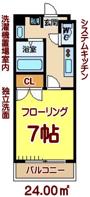 キングスコート  間取り