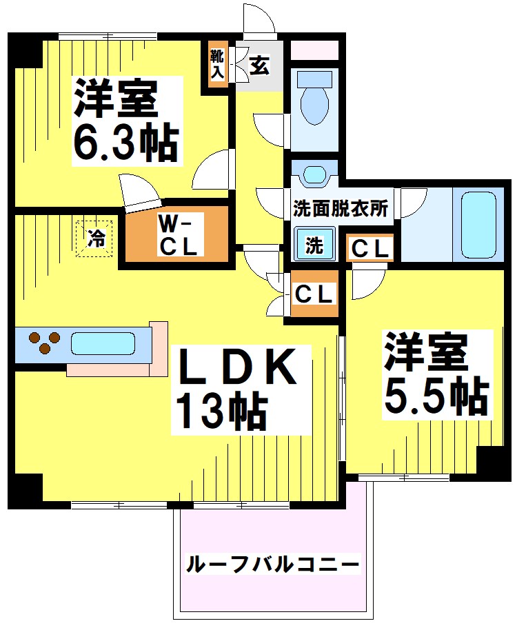 グラーレ・バイロイト 間取り