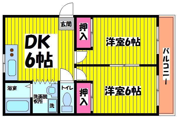 リバーサイド菊野台 間取り