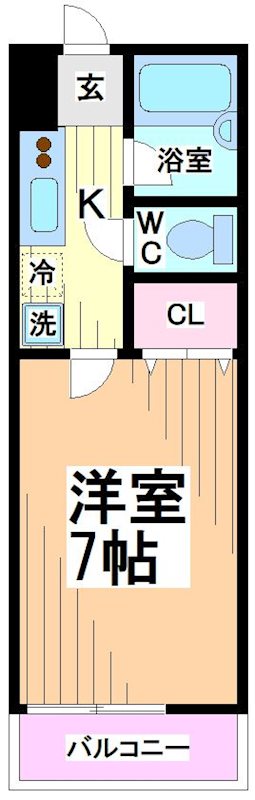 東京都杉並区方南１丁目 間取り