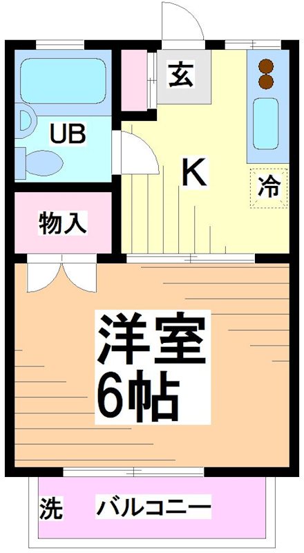 ワールドハイツB 間取り