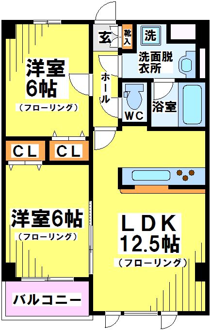 ビラサルーテ 間取り