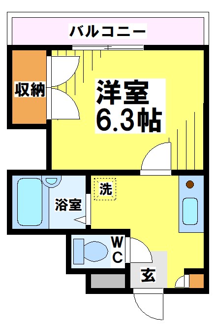 エクセレント調布 間取り