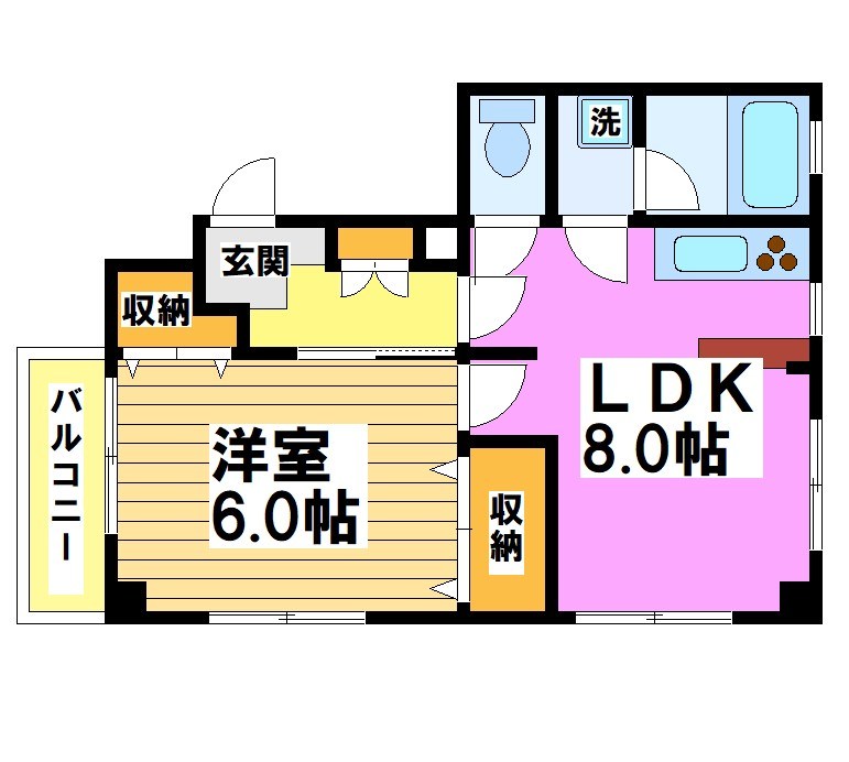 ワービル給田 間取り