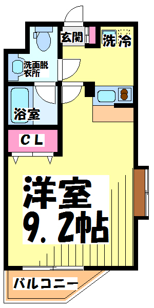 スパシエエクレクト  間取り
