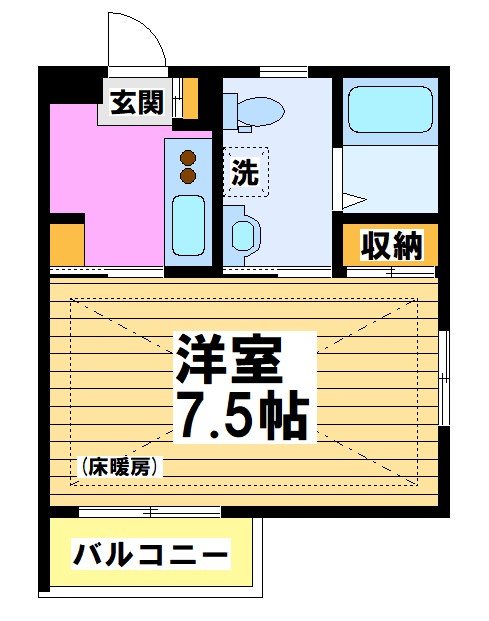 ルーブル三鷹弐番館 間取り