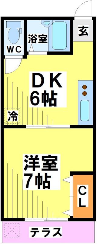 コーポけやき 間取り